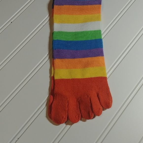 Focus Brown Rainbow Comfort Toe Socks-3/$25.00 - Picture 4 of 8